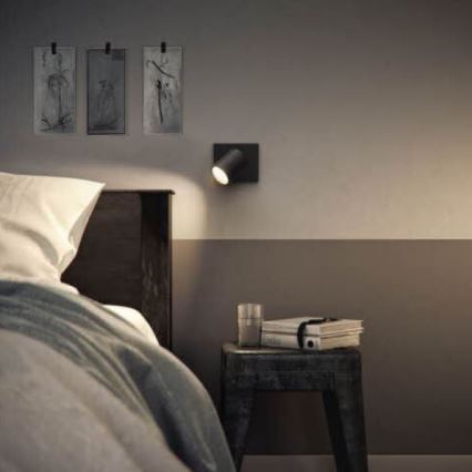 Philips - Spot LED RGBW dimerizável RUNNER 1xGU10/6,5W/230V 2700-6500K preto