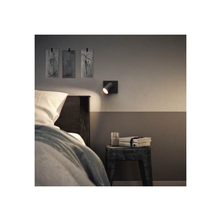 Philips - Spot LED RGBW dimerizável RUNNER 1xGU10/6,5W/230V 2700-6500K preto