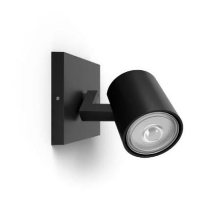 Philips - Spot LED RGBW dimerizável RUNNER 1xGU10/6,5W/230V 2700-6500K preto