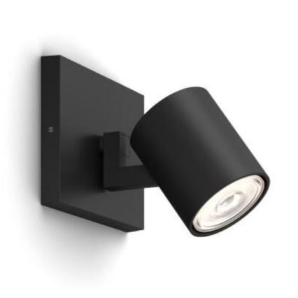 Philips - Spot LED RGBW dimerizável RUNNER 1xGU10/6,5W/230V 2700-6500K preto