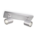 Philips - Spot orientável RUNNER 2xGU10/20W/230V