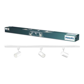 Philips - Spot para sistema de trilho EASYLINK 3x GU10 / 7 W / 230 V 1 m branco
