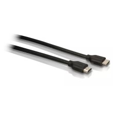 Philips SWV2434W/10 - Cabo HDMI com Ethernet, HDMI 1.4 A conector 5m preto