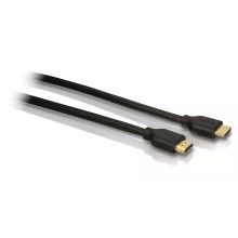 Philips SWV5401H/10 - Cabo HDMI com Ethernet, HDMI 1,4 A conector 1,8m preto