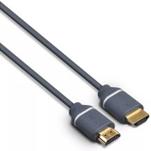 Philips SWV5650G/00 - Cabo HDMI com Ethernet, HDMI 2.0 A conector 5m cinzento