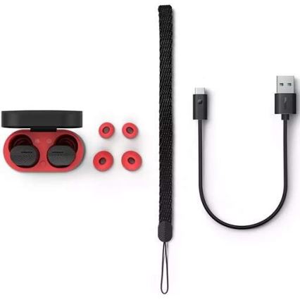 Philips TAA5508BK/00 - Auscultadores sem fios IPX5 preto/vermelho