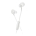 Philips TAE4105WT/00 - Auriculares com microfone JACK 3,5 mm branco