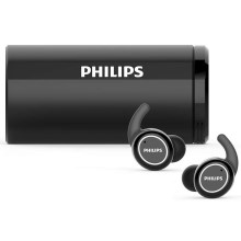 Philips TAST702BK/00 - Auriculares sem fios TWS Bluetooth IPX5 preto