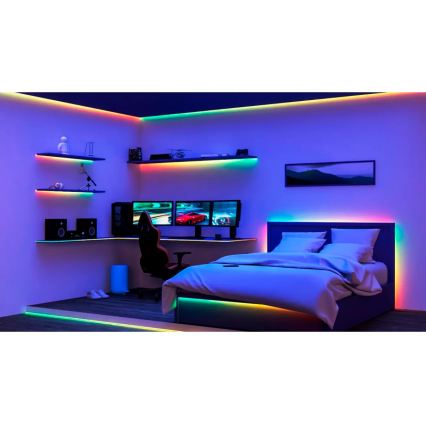 Philips - Fita LED RGBIC regulável SMART STRIP 2x5m LED/21W/230V 2700-6500K Wi-Fi