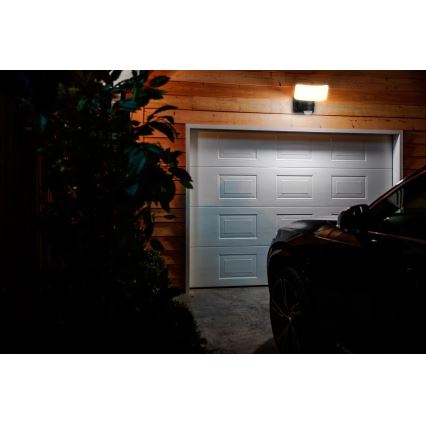 Philips - Luminária de parede solar LED com sensor de movimento e crepúsculo TYLUS LED/6W/3,7V 2600 mAh 3000K IP44