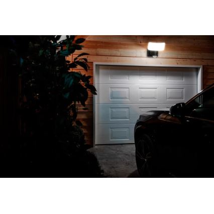 Philips - Luminária de parede solar LED com sensor de movimento e crepúsculo TYLUS LED/6W/3,7V 2600 mAh 5000K IP44