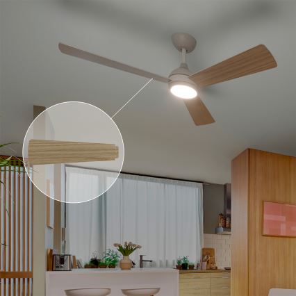 Philips - Ventilador de teto LED regulável CIVX LED/24W/230V + controlo remoto