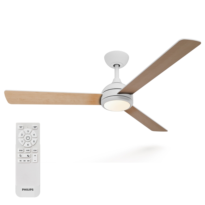 Philips - Ventilador de teto LED regulável CIVX LED/24W/230V + controlo remoto