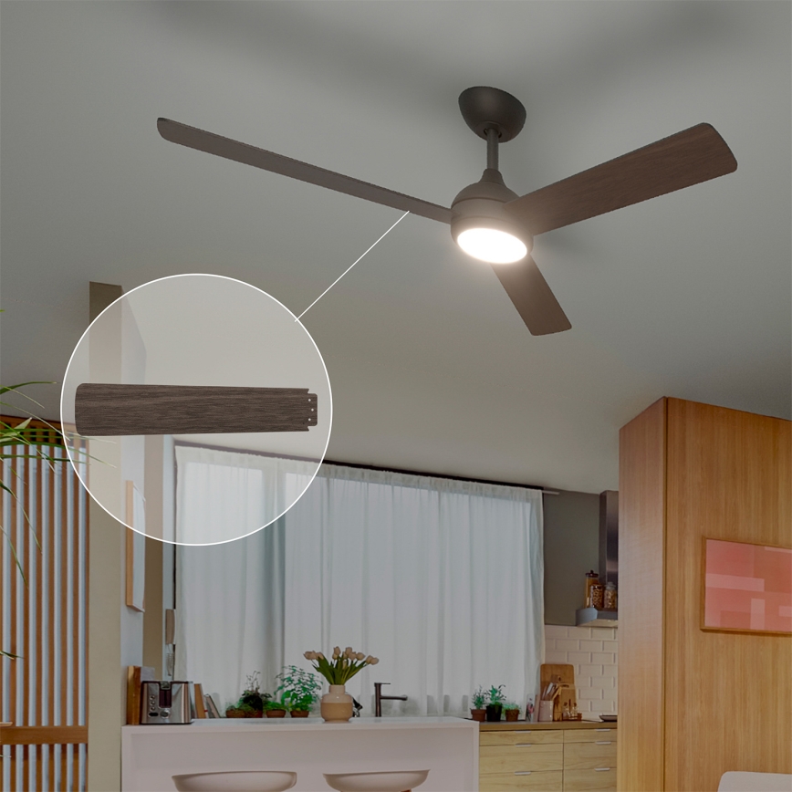 Philips - Ventilador de teto LED regulável CIVX LED/24W/230V + comando à distância