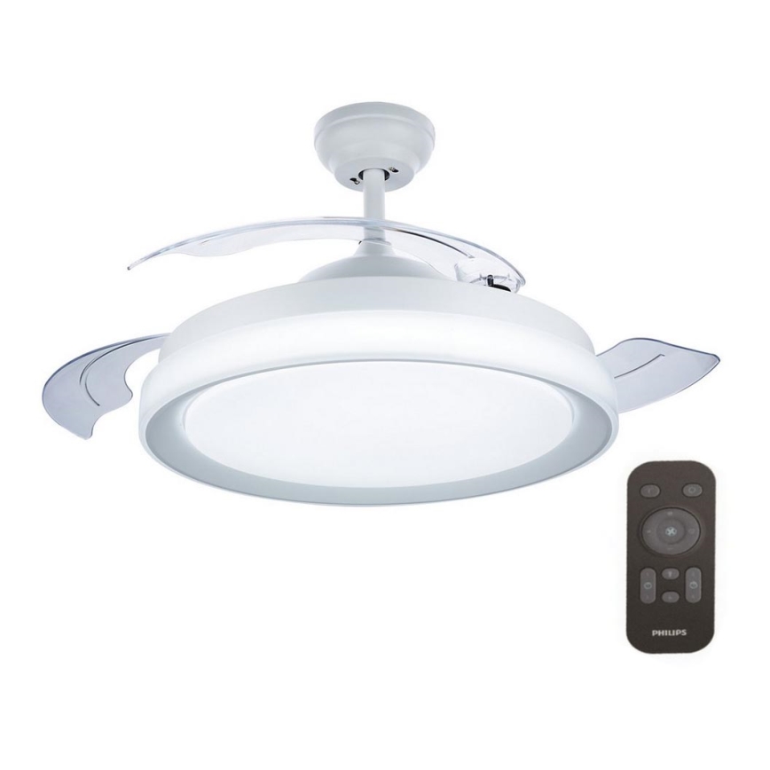 Philips - Ventilador de teto LED LED/35W/230V 5500/4000/2700K branco + controlo remoto