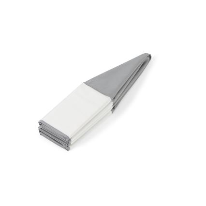 Piscina seca infantil com bolas, diâmetro 80 cm, branco/cinza