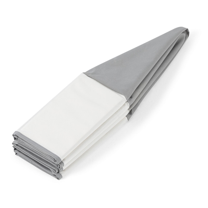 Piscina seca para crianças com bolas d. 80 cm branco/cinzento