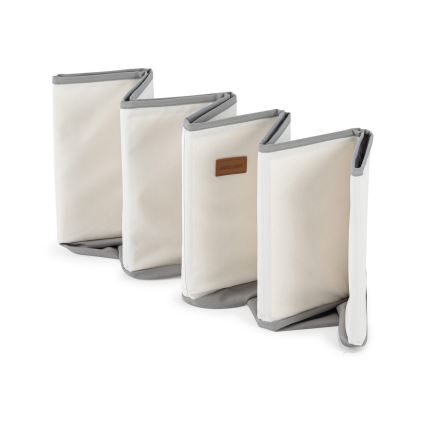 Piscina seca para crianças com bolas d. 80 cm branco/cinzento