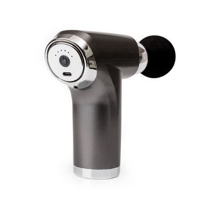 Pistola de massagem recarregável com 4 cabeças 25W/5V 1200 mAh