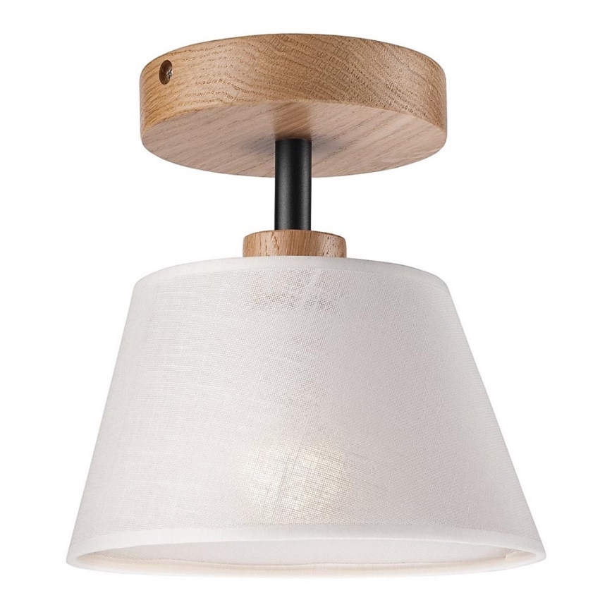 Plafonier ANTONIO 1xE14/60W/230V branco/carvalho