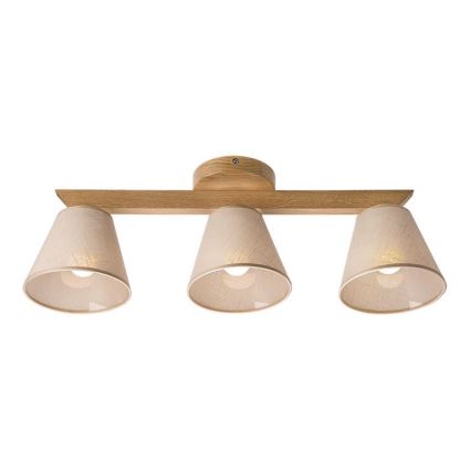 Plafonier ANTONIO 3xE14/40W/230V carvalho