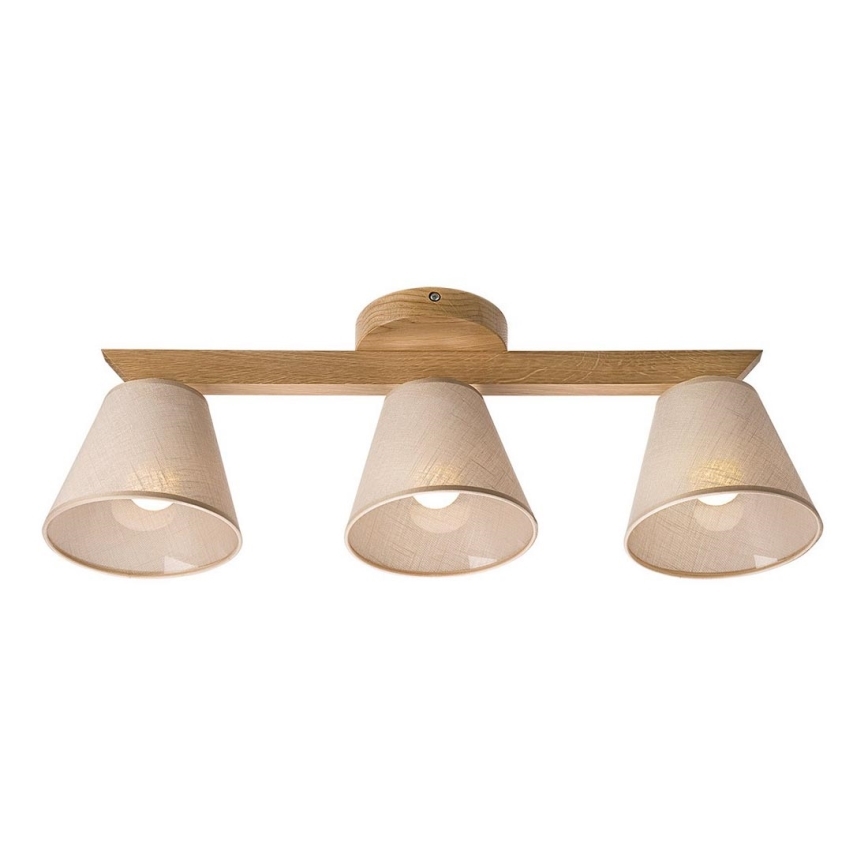Plafonier ANTONIO 3xE14/40W/230V carvalho