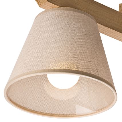 Plafonier ANTONIO 3xE14/40W/230V carvalho