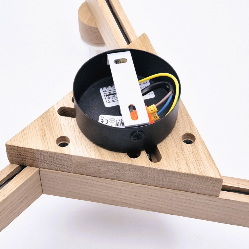 Plafonier ANTONIO 3xE14/40W/230V carvalho