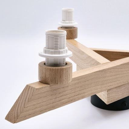 Plafonier ANTONIO 3xE14/40W/230V carvalho