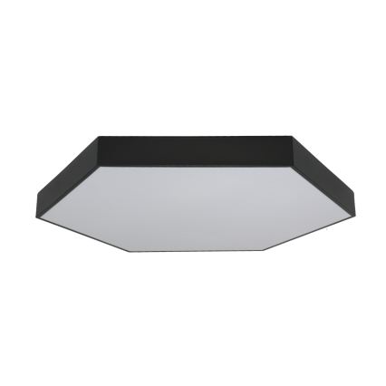Plafon de tecto LED/200W/230V 3000/4000/6500K Ø 100 cm preto