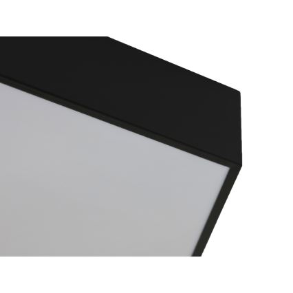 Plafon de tecto LED/200W/230V 3000/4000/6500K Ø 100 cm preto