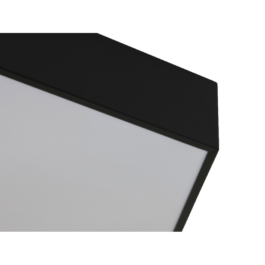 Plafon de tecto LED/200W/230V 3000/4000/6500K Ø 100 cm preto