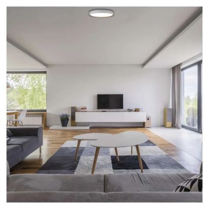 Luminária de teto LED dimerizável ILVI LED/30W/230V 2700-6500K Ø 40 cm branco/bege + controlo remoto