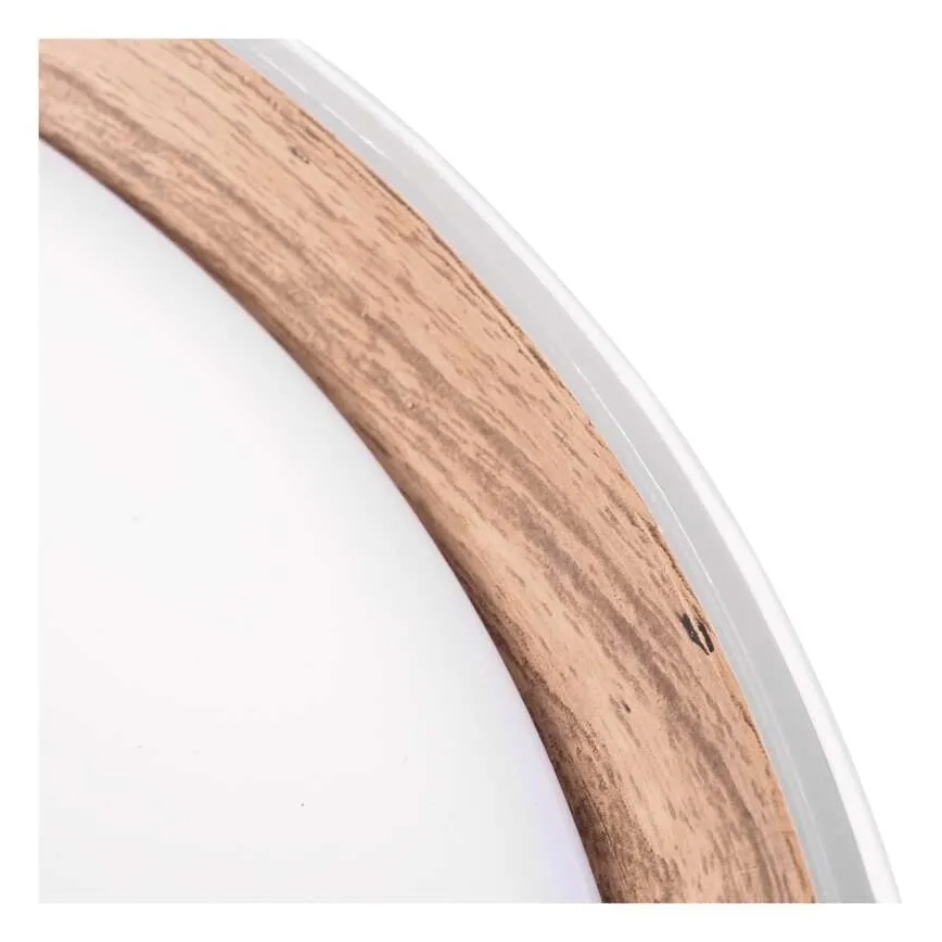 Luminária de teto LED dimerizável ILVI LED/30W/230V 2700-6500K Ø 40 cm branco/bege + controlo remoto