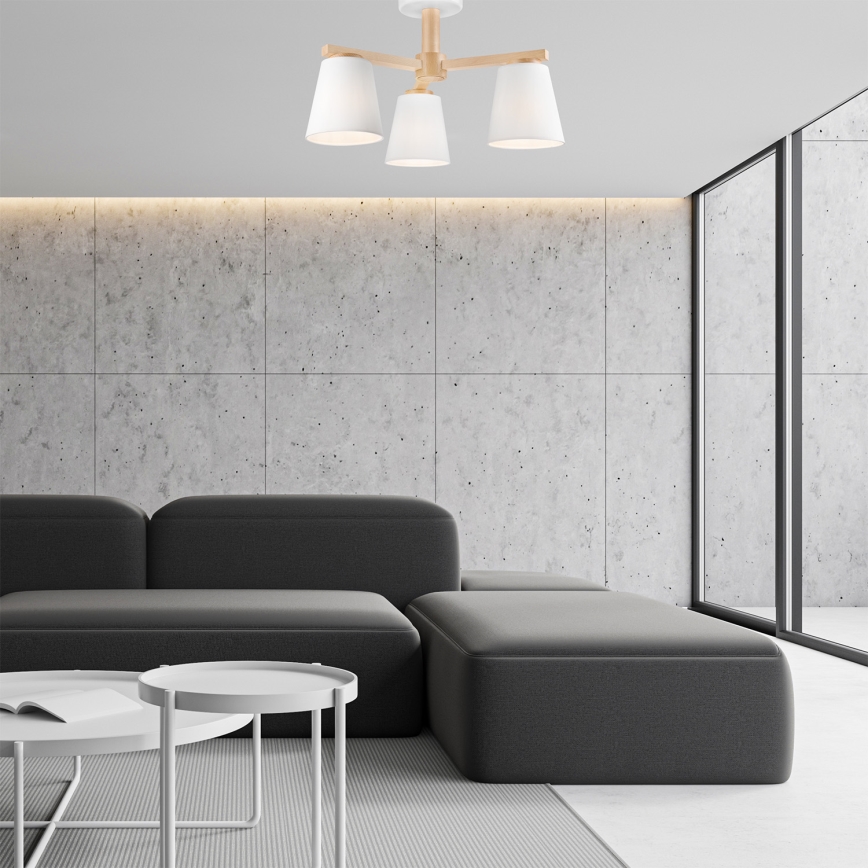 Plafonier ELLIE 3xE27/60W/230V faia