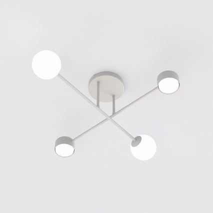 Plafon HOLON 2xG9/8W/230V + 2xGX53/12W cinzento