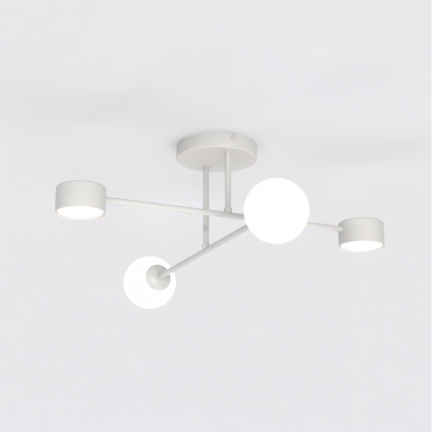 Plafon HOLON 2xG9/8W/230V + 2xGX53/12W cinzento