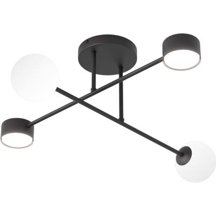 Plafon HOLON 2xG9/8W/230V + 2xGX53/12W preto