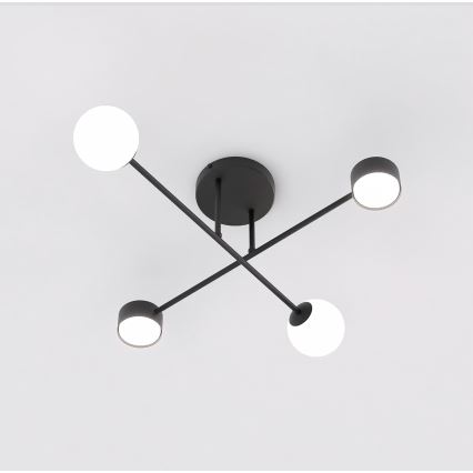 Plafon HOLON 2xG9/8W/230V + 2xGX53/12W preto