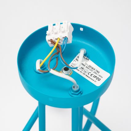 Plafon infantil LED OXFORD 3xE27/15W/230V azul