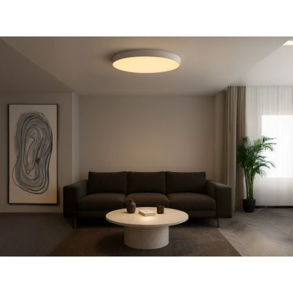 Plafon LED/200W/230V 3000/4000/6500K Ø 100 cm branco