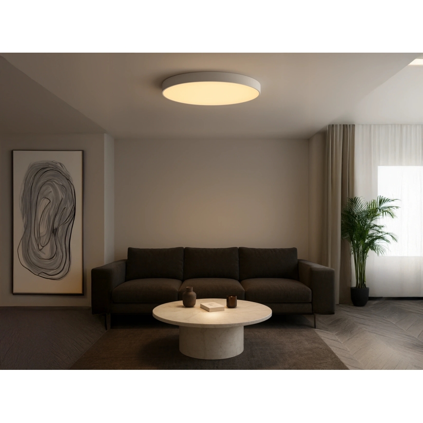 Plafon LED/200W/230V 3000/4000/6500K Ø 100 cm branco