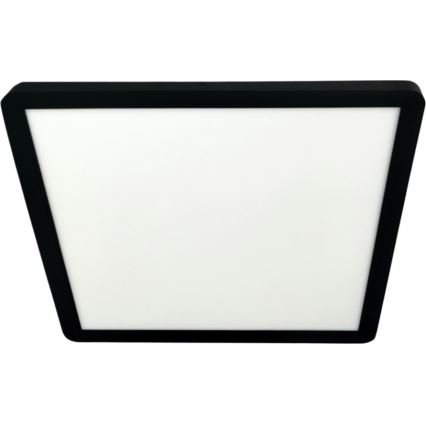Plafon LED/24W/230V 3000/4000/6500K 30x30 cm preto