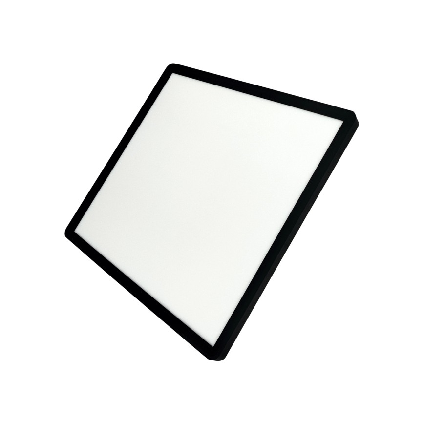 Plafon LED/24W/230V 3000/4000/6500K 30x30 cm preto
