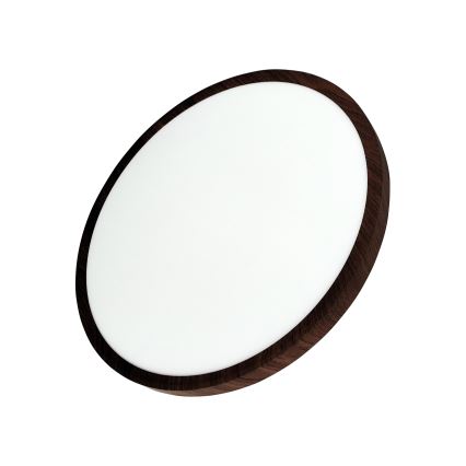 Plafon LED/32W/230V 3000/4000/6500K Ø 40 cm castanho
