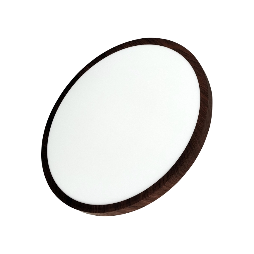 Plafon LED/32W/230V 3000/4000/6500K Ø 40 cm castanho