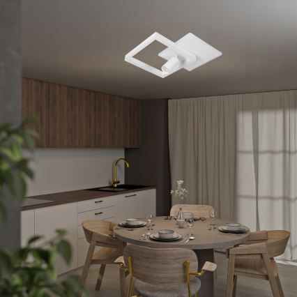 Plafon LED/38W/230V + 1xGU10/30W branco