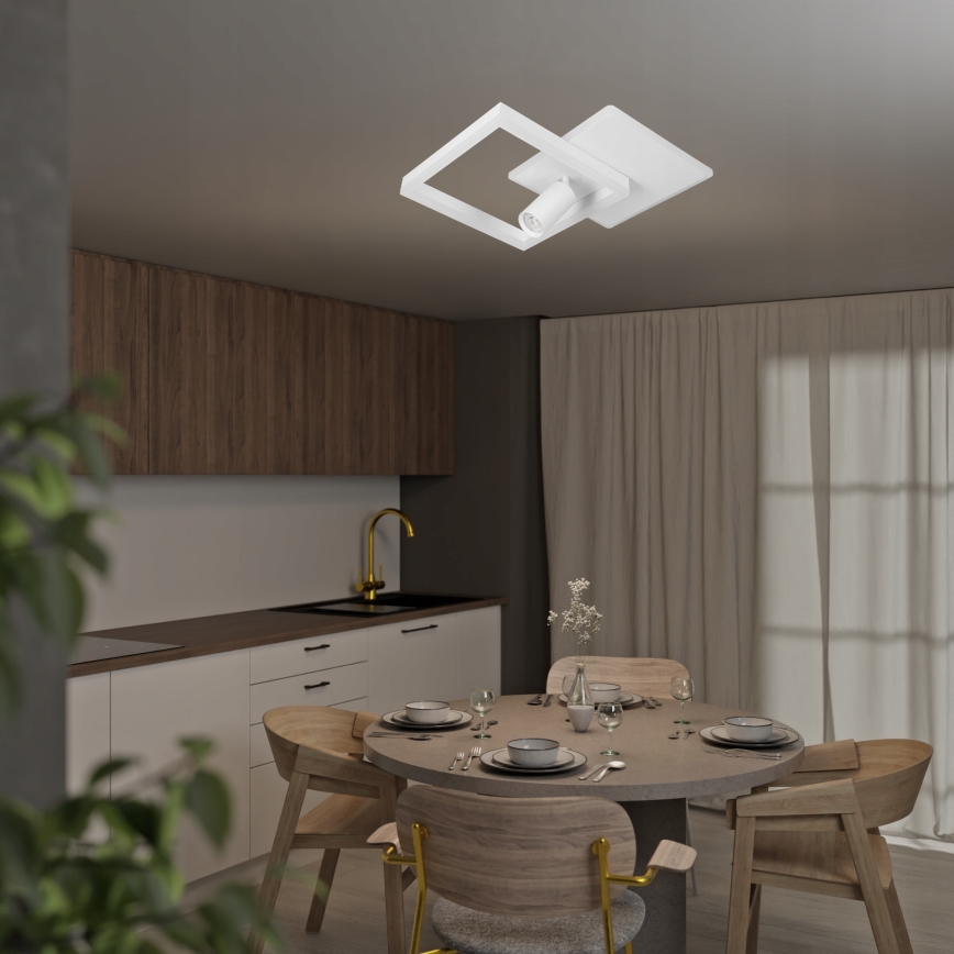Plafon LED/38W/230V + 1xGU10/30W branco