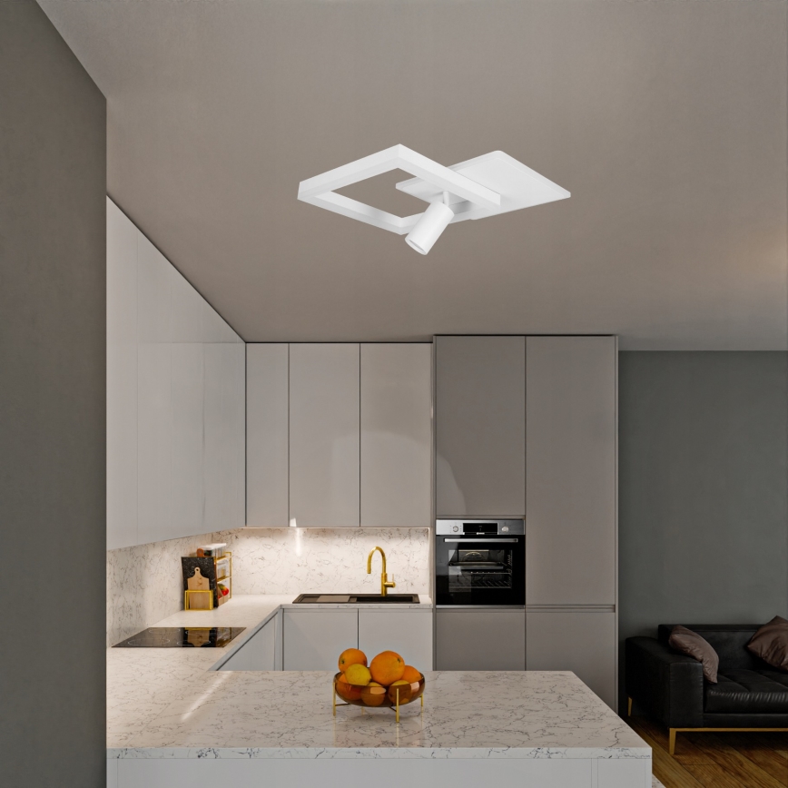 Plafon LED/38W/230V + 1xGU10/30W branco