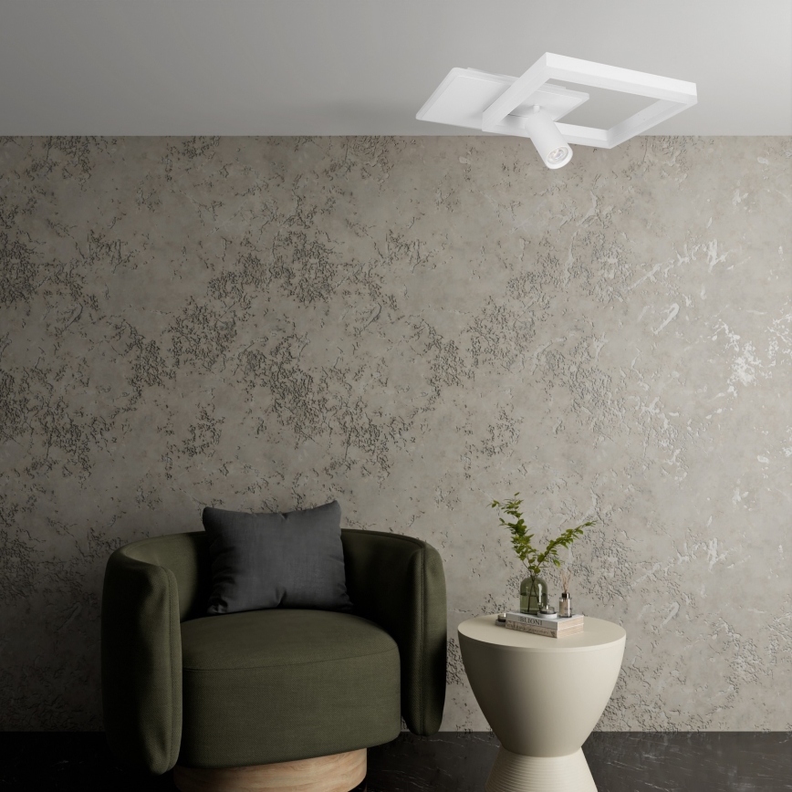 Plafon LED/38W/230V + 1xGU10/30W branco